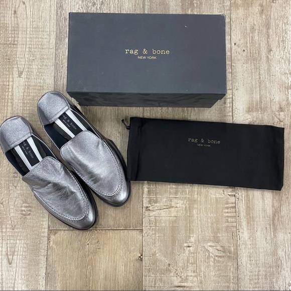 RAG & BONE | Alix Convertible Loafer in Gunmetal - Picture 3 of 6